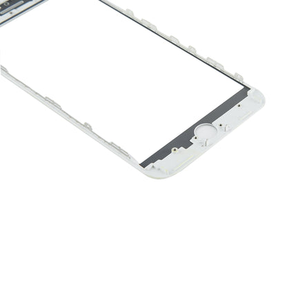 iPhone 8 Plus Front Screen Outer Glass Lens with LCD Bezel Frame & OCA Adhesive (White) - Replacement Part