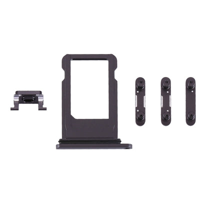 iPhone 8 Plus Grey Card Tray, Volume Control Key, Power Button & Mute Switch Vibrator Key Replacement