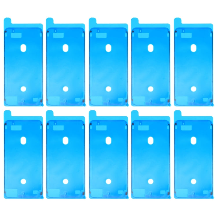 10 Pack of Waterproof Adhesive Stickers for iPhone 8 Plus LCD Frame Bezel (White) - High Quality Replacement