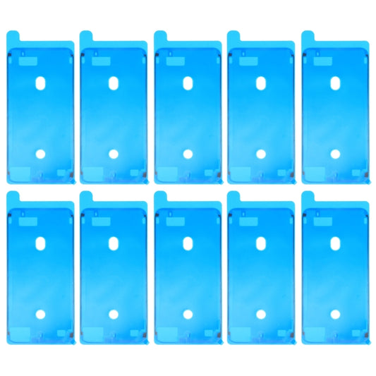 10 Pack of Waterproof Adhesive Stickers for iPhone 8 Plus LCD Frame Bezel (White) - High Quality Replacement