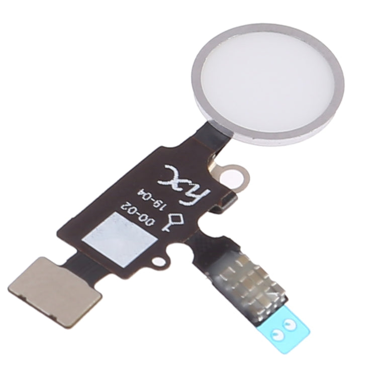 Replacement Home Button with Flex Cable for iPhone 8, 8 Plus, 7, 7 Plus - Silver (Not for Touch ID)