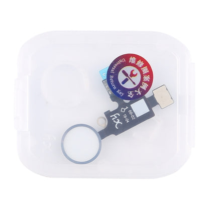 Replacement Home Button with Flex Cable for iPhone 8, 8 Plus, 7, 7 Plus - Silver (Not for Touch ID)