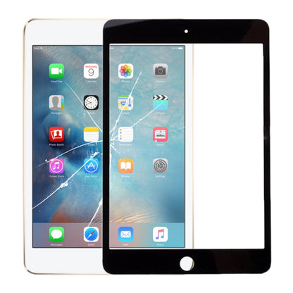 iPad Mini 4 Front Screen Outer Glass Lens Replacement (A1538, A1550) - Black, Compatible & Tested