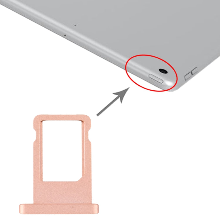 Gold SIM Card Tray for iPad 10.2 inch (A2200, A2198, A2232) - Replace Broken Parts, Professional Installation Recommended