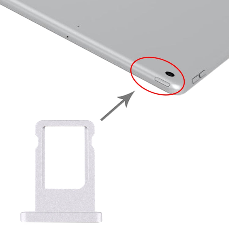Silver SIM Card Tray for iPad 10.2 inch (A2200, A2198, A2232) - Replacement Part for Your Device