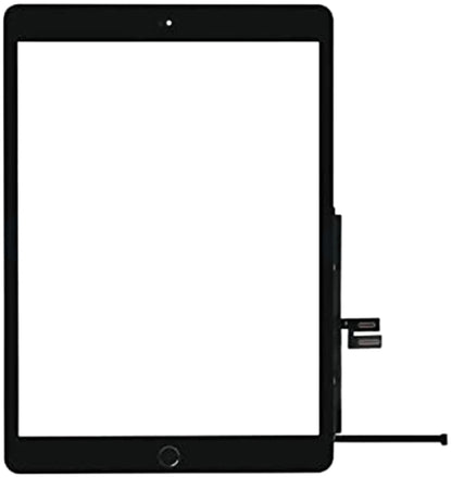 Replacement Touch Panel with Home Button for iPad 10.2 (2019/2020) A2197 A2198 A2270 A2428 A2429 A2430 - Black