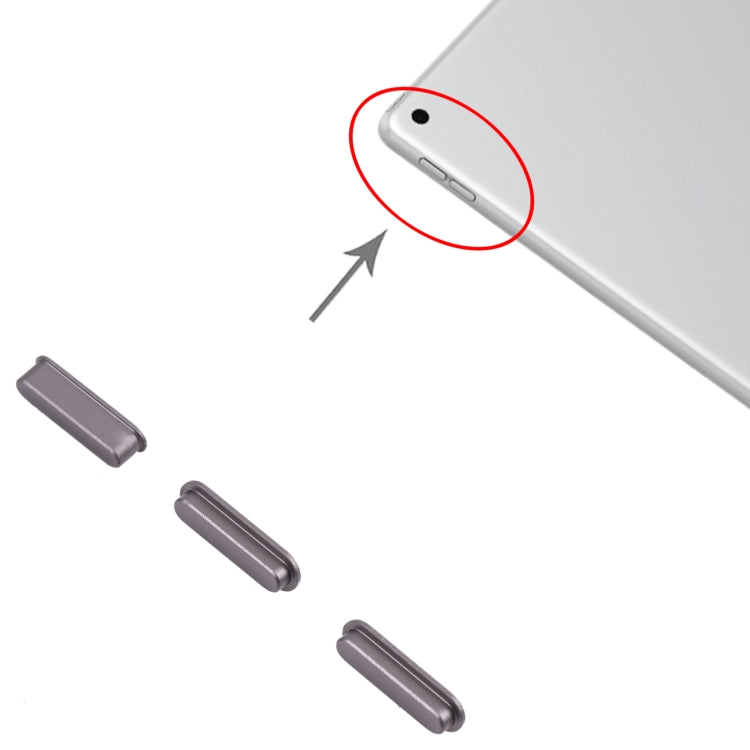 iPad 10.2 Inch (2019/2020/2021) Grey Power & Volume Control Button Replacement