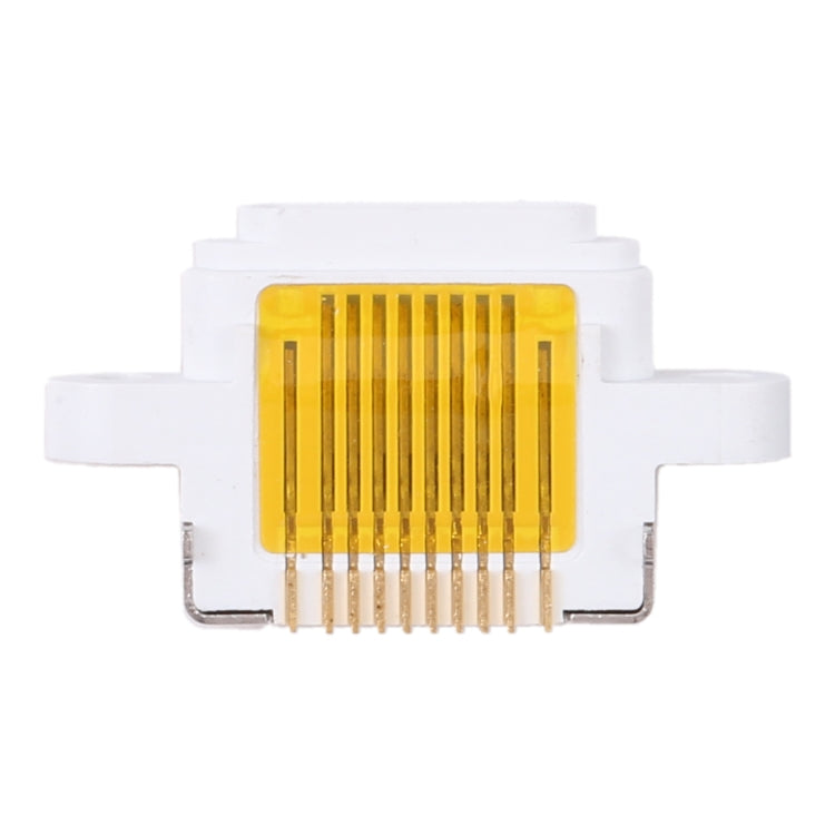 iPad 5 / 7 / 8 / 9 Charging Port Connector (2017-2022) - Replacement Part, White, Compatible with iPad 10.2 & 9.7