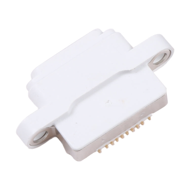 iPad 5 / 7 / 8 / 9 Charging Port Connector (2017-2022) - Replacement Part, White, Compatible with iPad 10.2 & 9.7