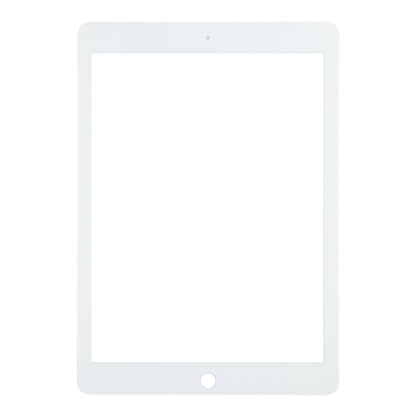 iPad 9.7 Front Screen Glass Lens Replacement with OCA Adhesive (White) - Compatible with 2017 Model