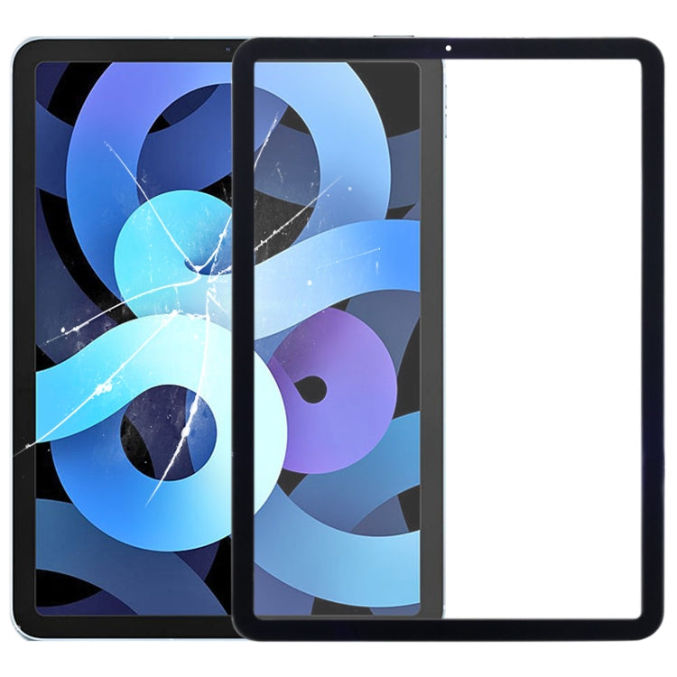 Replacement Front Screen Glass Lens for Apple iPad Air (2020) 10.9 inch / A2316 - Black