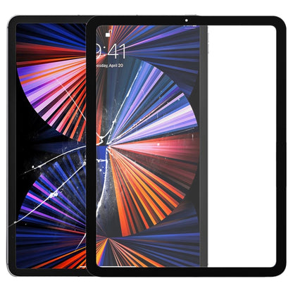 iPad Pro 12.9 inch (2021) A2378 A2461 A2379 Front Screen Outer Glass Lens Replacement (Black)