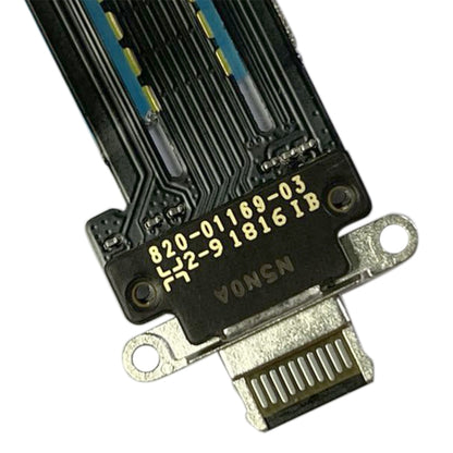 iPad Pro 12.9" (2021) Charging Port Flex Cable Ribbon Replacement - A2379 A2461 A2462 (Black)