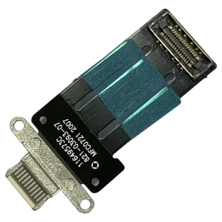 iPad Pro 12.9 inch (2021) Charging Port Flex Cable Replacement - Compatible with A2379, A2461, A2462 (White)