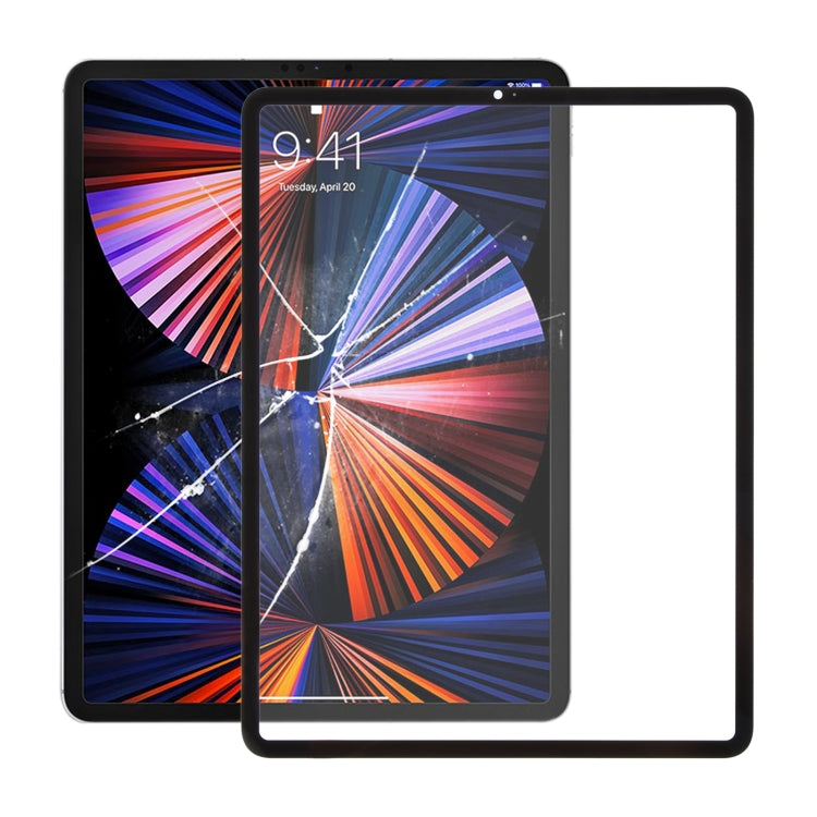 iPad Pro 12.9 2021/2022 Replacement Front Screen Outer Glass Lens with OCA Adhesive - Repair Parts