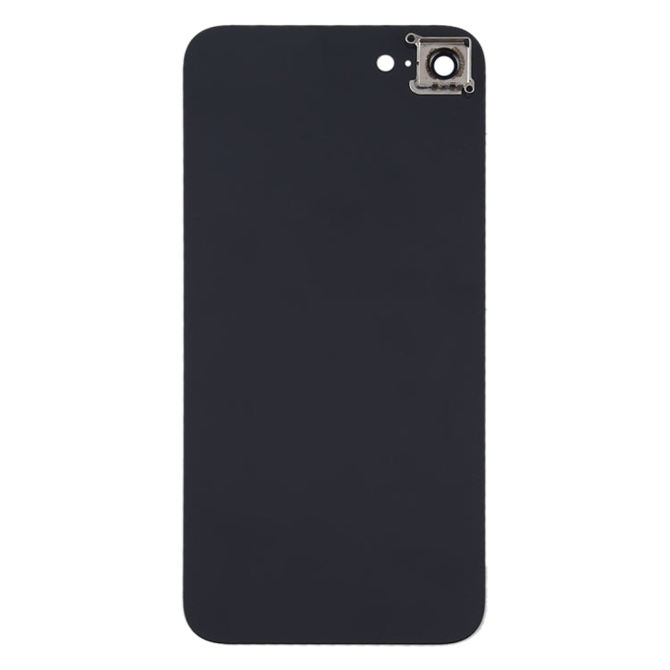 Black Glass Battery Back Cover with Camera Lens Frame for iPhone SE 2020 - Replacement Housing