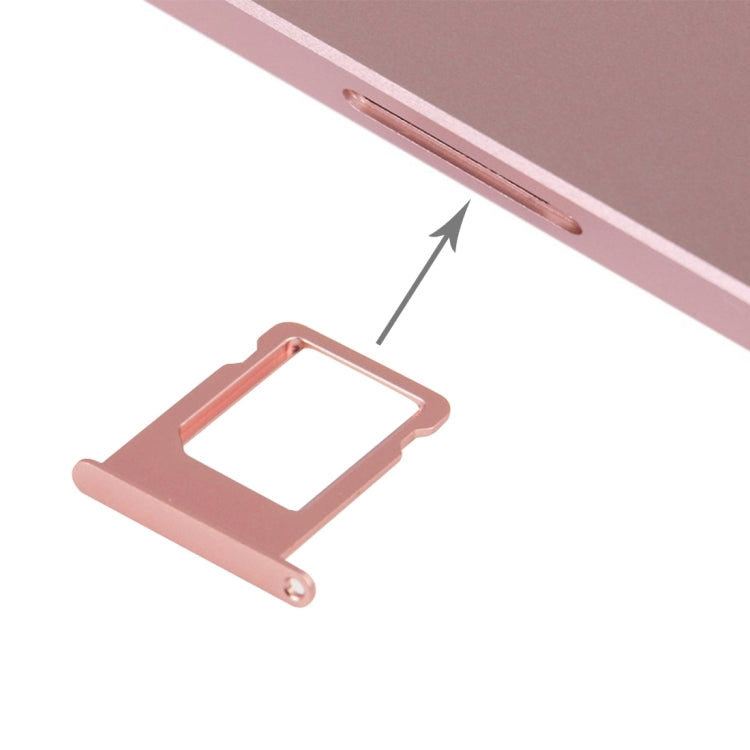 iPhone SE Side Buttons & SIM Card Tray Replacement Part (Rose Gold) - High Quality & Tested
