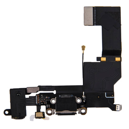 High-Quality Charging Port & Audio Flex Cable Replacement for iPhone SE (Black) - Compatible Repair Part