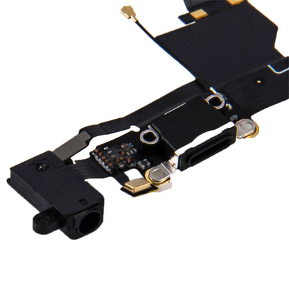 High-Quality Charging Port & Audio Flex Cable Replacement for iPhone SE (Black) - Compatible Repair Part