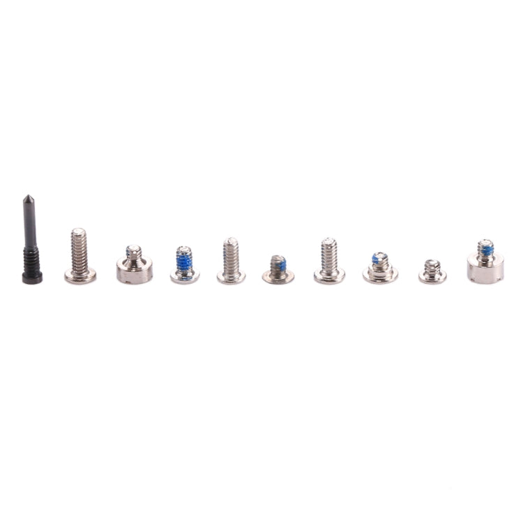 High-Quality Complete Screw and Bolt Set for iPhone X (Includes 2 Black Charging Port Screws)