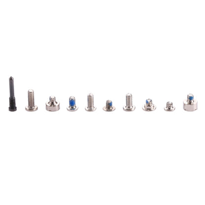 High-Quality Complete Screw and Bolt Set for iPhone X (Includes 2 Black Charging Port Screws)