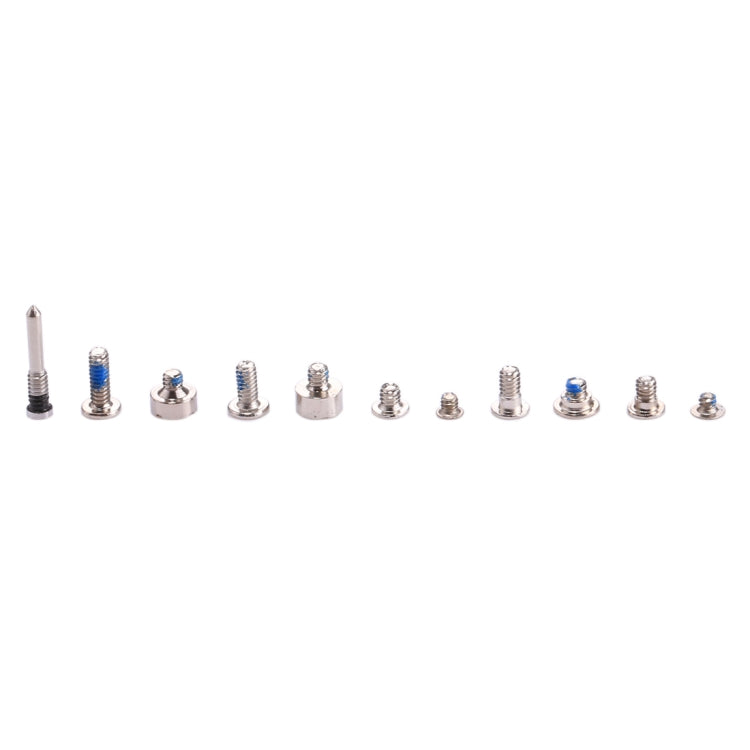iPhone X Complete Screw and Bolt Set (White) - High Quality Charging Port Screws for Repair