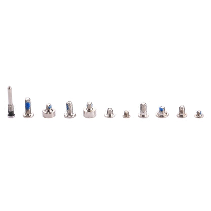 iPhone X Complete Screw and Bolt Set (White) - High Quality Charging Port Screws for Repair