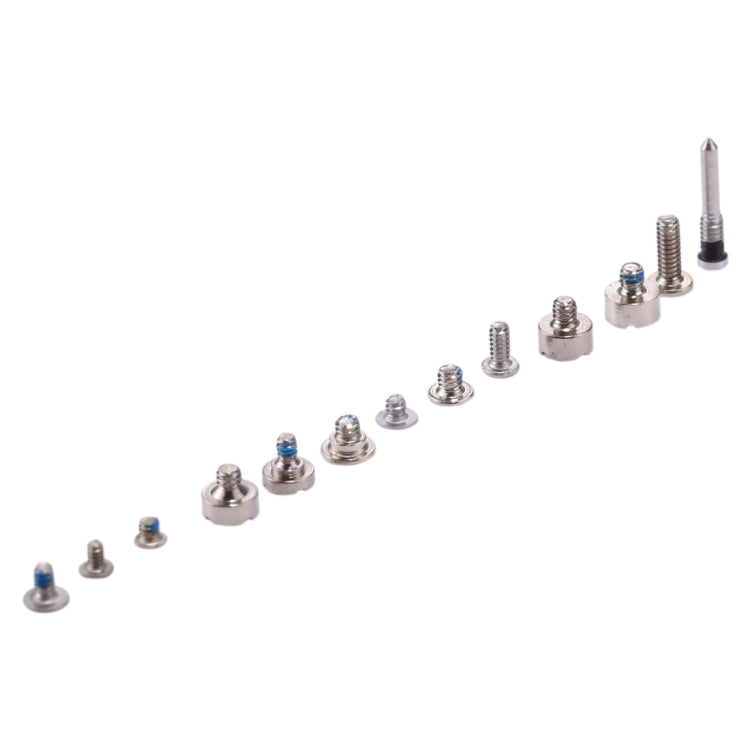iPhone X Complete Screw and Bolt Set (White) - High Quality Charging Port Screws for Repair