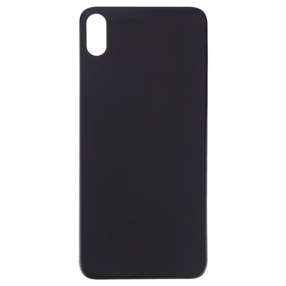 iPhone X Black Glass Back Battery Cover Replacement with Adhesive - Easy Install, Big Camera Hole