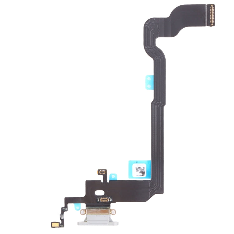 iPhone X Charging Port Flex Cable Replacement Ribbon (White) - Compatible & Professionally Checked