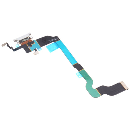 iPhone X Charging Port Flex Cable Replacement Ribbon (White) - Compatible & Professionally Checked