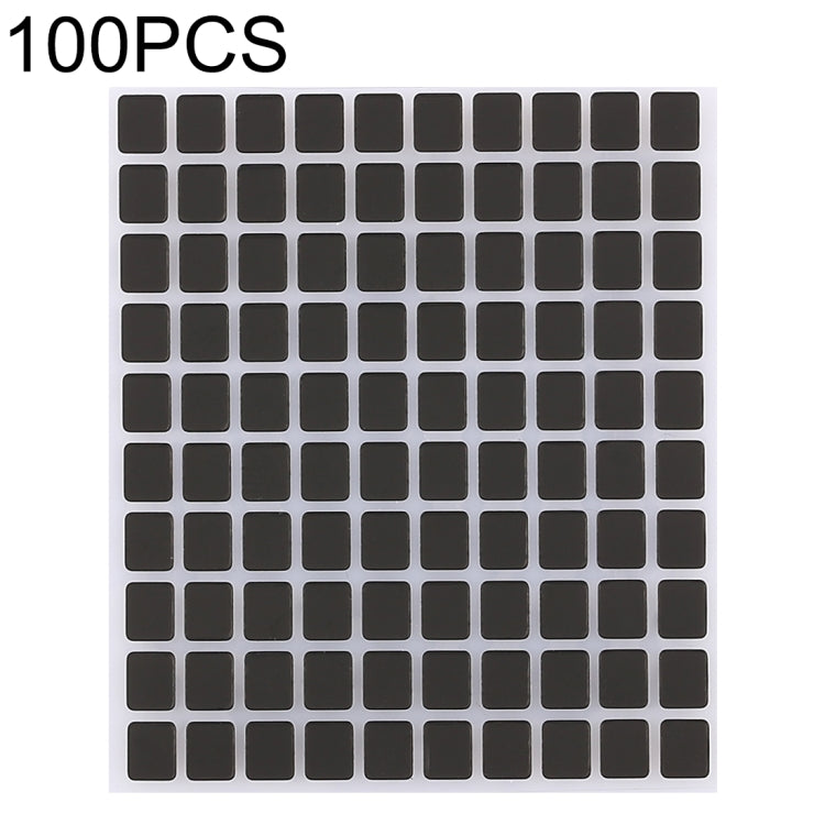 100 PCS Black Display Screen Stickers for iPhone X - High Quality Replacement Parts