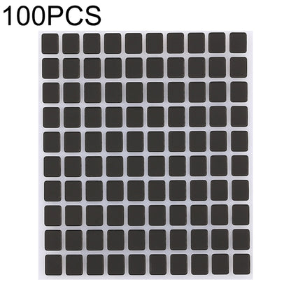100 PCS Black Display Screen Stickers for iPhone X - High Quality Replacement Parts
