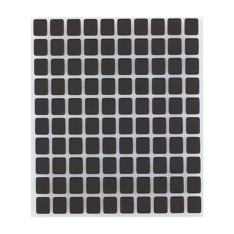 100 PCS Black Display Screen Stickers for iPhone X - High Quality Replacement Parts