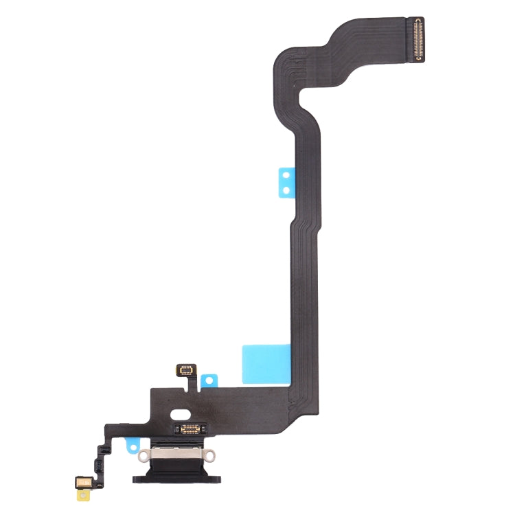 iPhone X Charging Port Flex Cable Replacement (Black) - Compatible, Quality Checked, Professional Installation Recommended