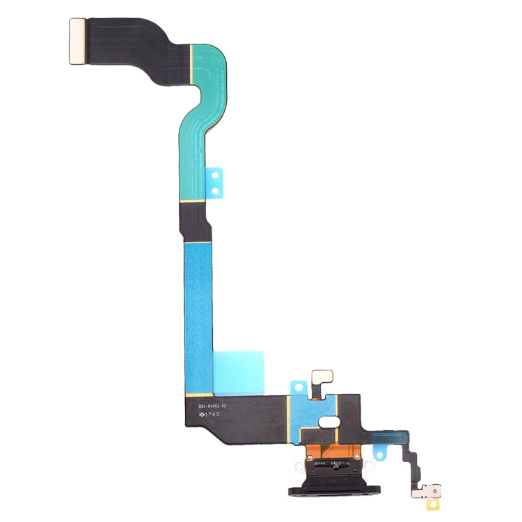 iPhone X Charging Port Flex Cable Replacement (Black) - Compatible, Quality Checked, Professional Installation Recommended