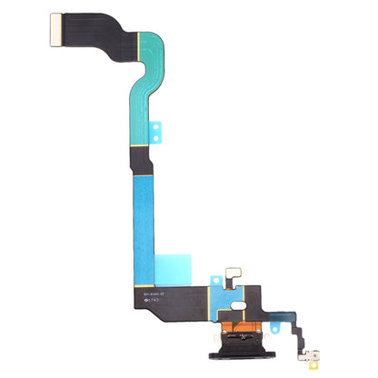 iPhone X Charging Port Flex Cable Replacement (Black) - Compatible, Quality Checked, Professional Installation Recommended