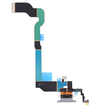 iPhone X Charging Port Flex Cable Replacement (White) - Compatible, Checked & Ready for Installation