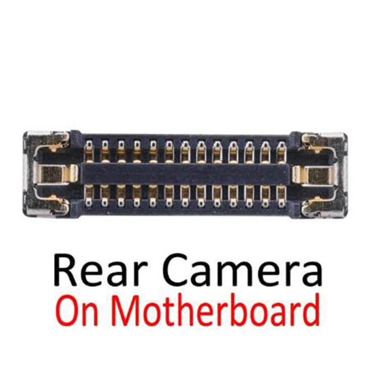 Replacement Rear Back Camera FPC Connector for iPhone X Motherboard - Compatible & Tested Quality