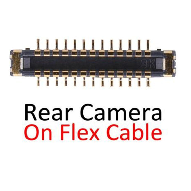 Replacement Rear Back Camera FPC Connector on Flex Cable for iPhone X - Quality Assurance Included