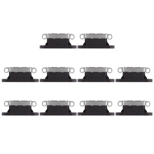 10 Pack iPhone X Charging Port Connector (Black) - High Quality Replacement Parts for Repair