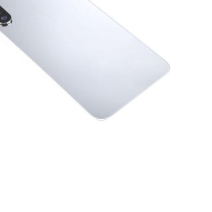 iPhone X Back Cover Replacement (Silver) with Adhesive - High-Quality Glass Repair Part