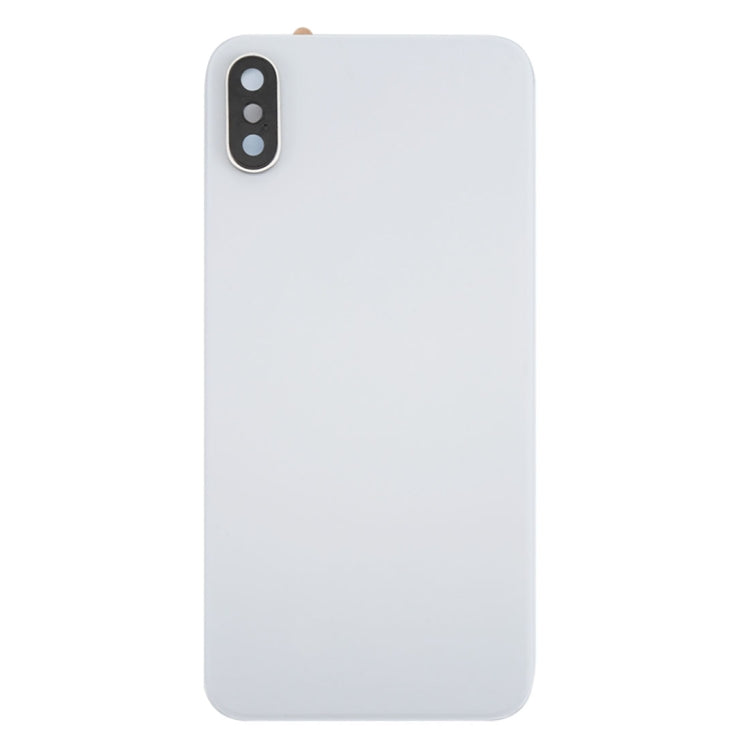 High-Quality Adhesive Back Cover Replacement for iPhone X - White Glass (Professional Installation Recommended)