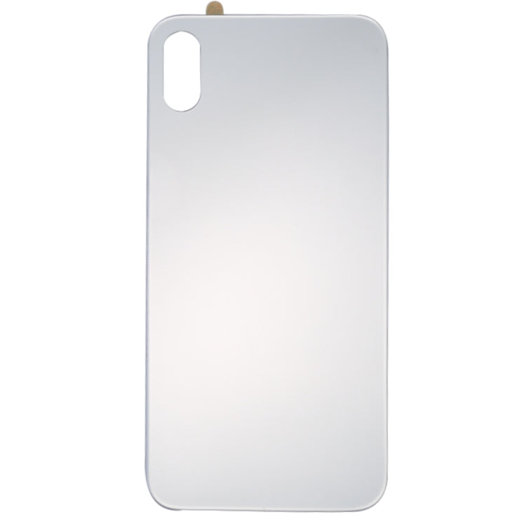 Premium Glass Mirror Surface Battery Back Cover for iPhone X (Silver) - High-Quality Replacement Part