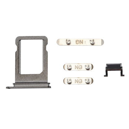 iPhone X Grey Card Tray, Volume Control Key, Power Button & Mute Switch Vibrator Replacement Parts