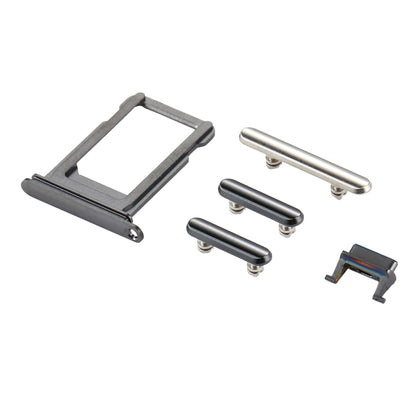 iPhone X Grey Card Tray, Volume Control Key, Power Button & Mute Switch Vibrator Replacement Parts