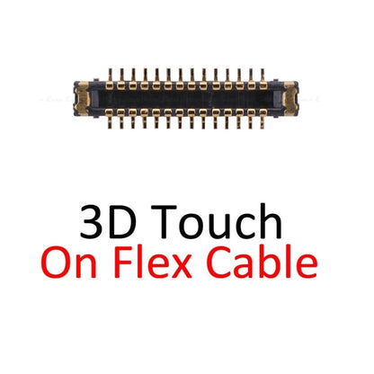 3D Touch FPC Connector Flex Cable Replacement for iPhone X - Professional Installation Recommended