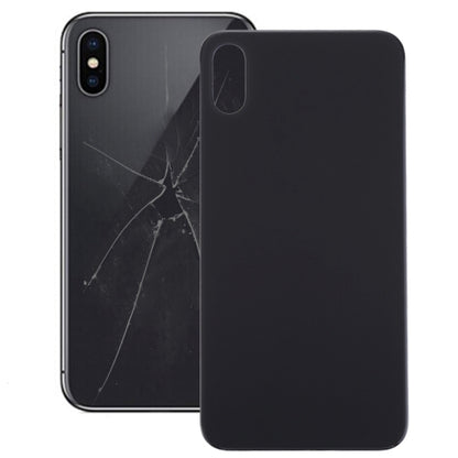iPhone X Black Glass Battery Back Cover Replacement - Ideal for Broken or Damaged Units, Professional Installation Recommended