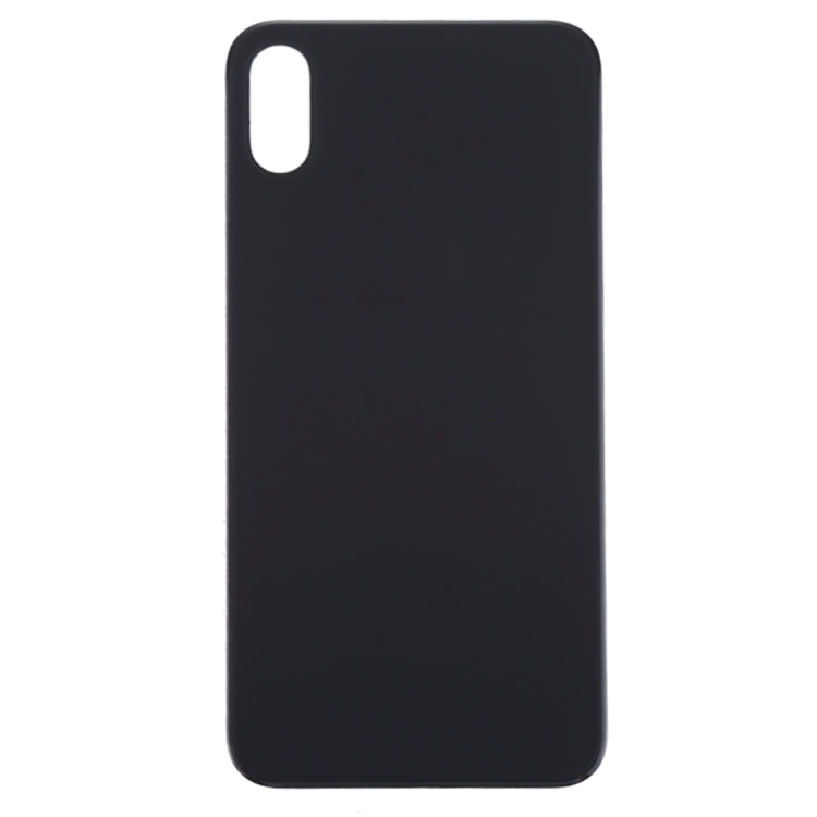 iPhone X Black Glass Battery Back Cover Replacement - Ideal for Broken or Damaged Units, Professional Installation Recommended