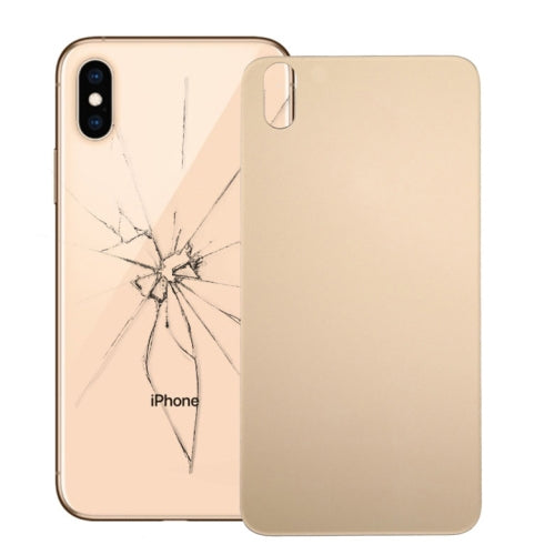 iPhone X Gold Glass Battery Back Cover Replacement - Ideal for Broken/Unusable Covers, Professional Installation Recommended